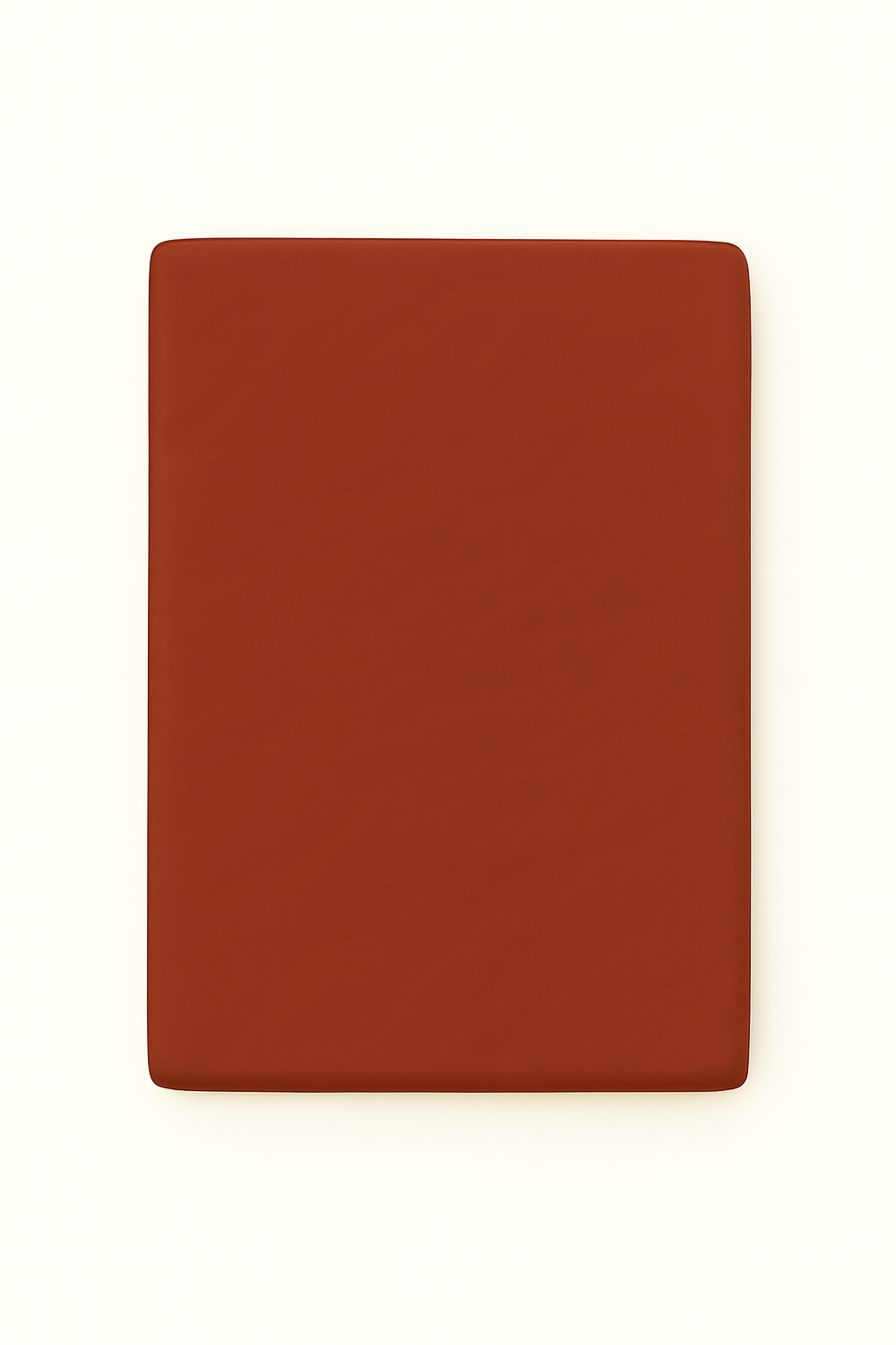 Washed Cotton Quilted Mattress Pad – Deep Carrot