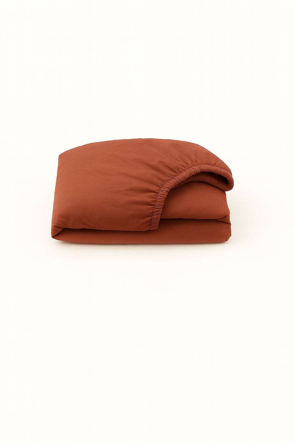 Washed Cotton Quilted Mattress Pad – Deep Carrot