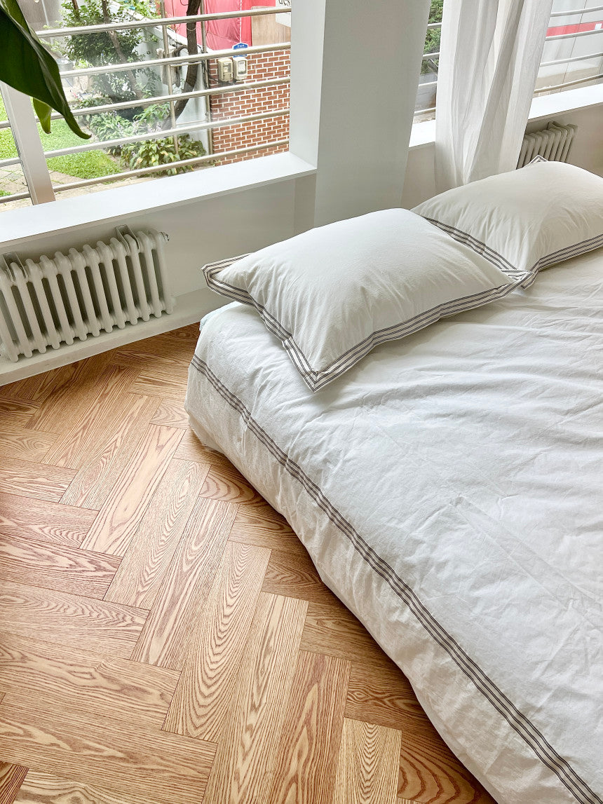 Hotel-Inspired Cotton Quilted Comforter Set