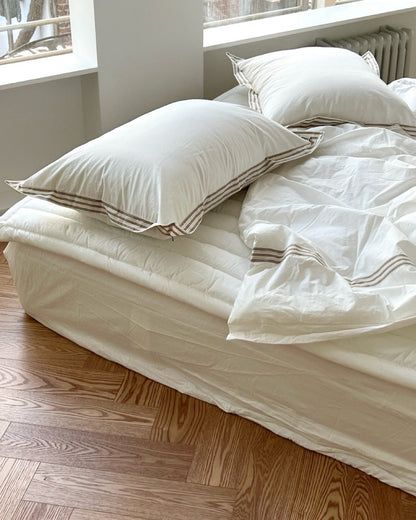 Hotel-Inspired Cotton Quilted Comforter Set