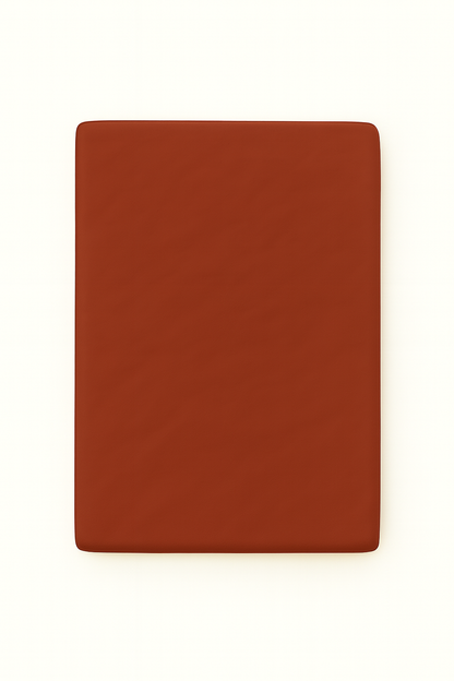 Washed Cotton Quilted Mattress Pad – Deep Carrot