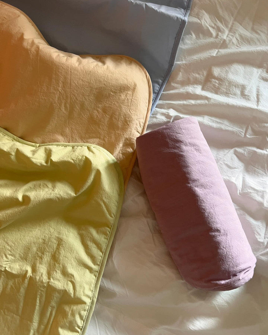 Washed Cotton Pillow Cover- Dust-Free, Easy to Change