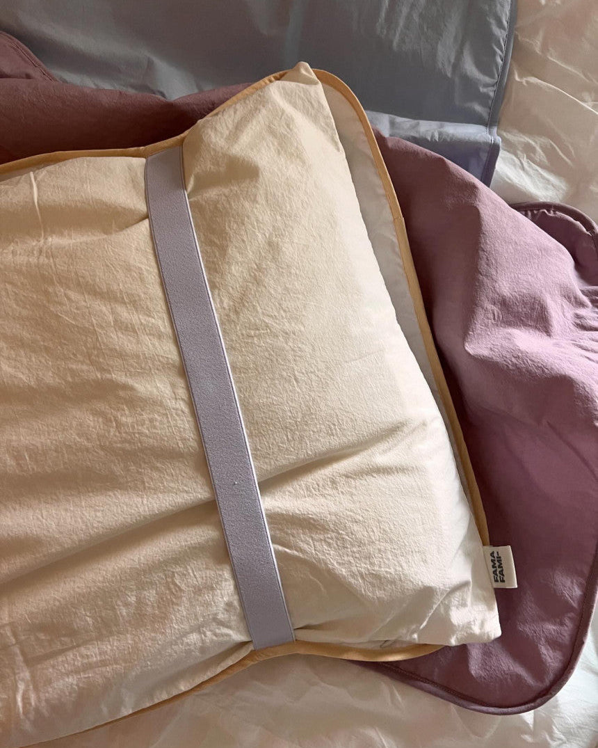 Washed Cotton Pillow Cover- Dust-Free, Easy to Change