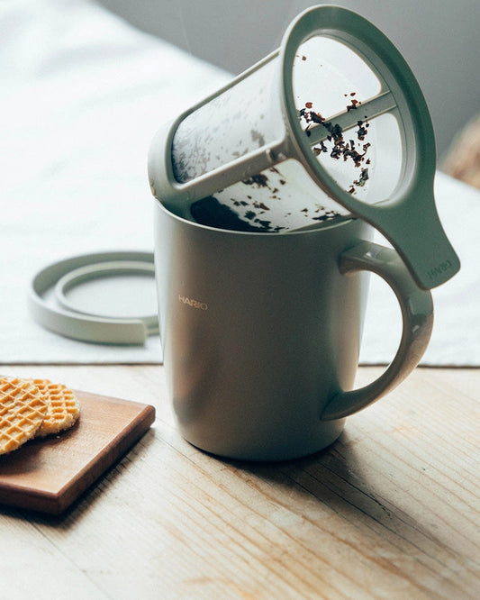Coffee & Tea Maker Mug with Ceramic Coating